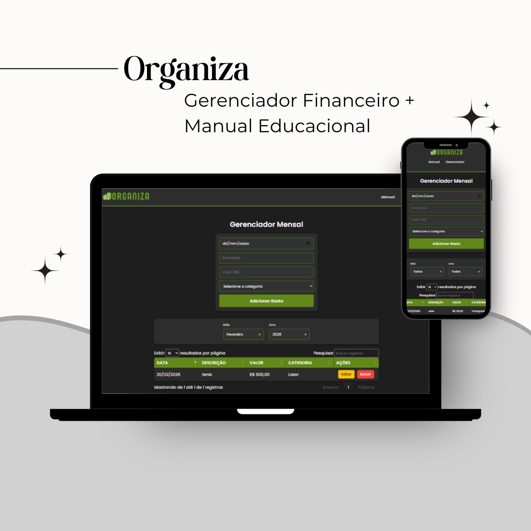 Abrir projeto Organiza